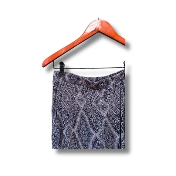 H&M Women Harem Style Navy Blue Geometric Print Size M - Picture 5 of 7